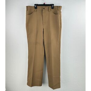 Vintage Levis Strauss & Co. Sta Prest Chino Pants Mens‎ 38 Tan Bootcut Trouser